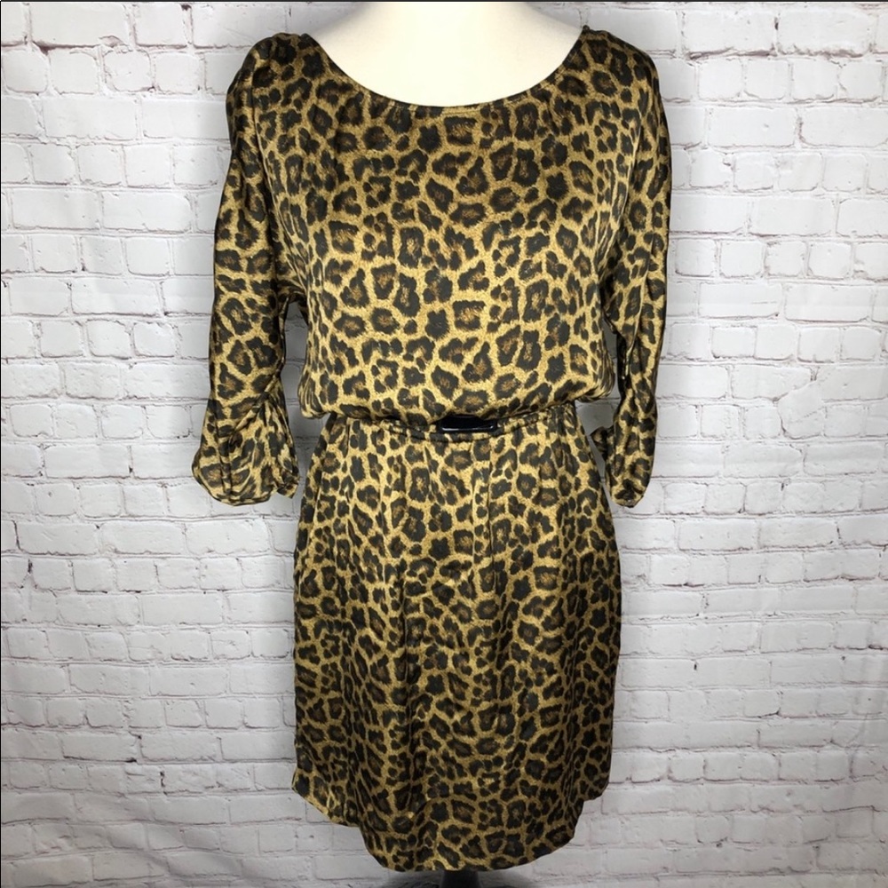 Michael Kors Leopard Animal Print Dress